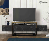 Meuble TV Nevalis - Noir Doré